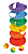 Brinquedo Infantil Rola Bola Mundo Curioso Ggb Brinquedos - Imagem 2