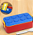 Lancheira Marmita Bento Box Lego 550ml Com Colher Blocos Divertidos Kids Refeição Infantil - Imagem 1