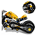 LEGO Technic Motocicleta Amarela 42225 (151 Peças) - Imagem 4
