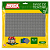 Base para Blocos de Montar 32x32 Compatível com Blocos Clássicos e Nano Blocos 25,5x25,5cm - cor cor cinza Placa Base para Construção Infantil (Cinza) - Imagem 1