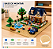 Base para Blocos de Montar 32x32 Compatível com Blocos Clássicos e Nano Blocos 25,5x25,5cm - cor cor cinza Placa Base para Construção Infantil (Cinza) - Imagem 2