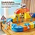 Pista trem Magnético Elétrico infantil blocos Track Track Kit 80 - Imagem 2