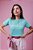 T-SHIRT - PERMITA-SE (ALTO RELEVO) -VERDE CLARO - Imagem 1