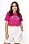 CROPPED - GIRL THE BEST YOU ARE AMAZING - FÚCSIA - Imagem 1