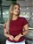 T-SHIRT RIBANA NUVEM - MARSALA - Imagem 1