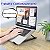 Natal Suporte Suporte De Notebook Laptop Compacto Articulado Home Office Promoç - Imagem 3