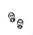 2 Adesivos Panico halloween - Imagem 1