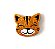 1 Adesivo Pet Tigre - Imagem 1