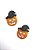 2 Adesivos Abobora Bruxa halloween - Imagem 1