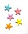 5 Adesivos Pet Estrela do Mar - Imagem 1