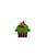 1 Adesivo Pet Cup Cake Verde Halloween - Imagem 1