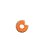 1 Adesivo Pet Donuts Laranja - Imagem 1