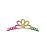 1 Adesivo Pet Tiara strass arco iris - Imagem 1