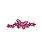 1 Adesivo Pet Tiara Borboleta Pink - Imagem 1