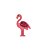 5 Adesivos Pet Flamingo - Imagem 1