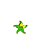 25 Adesivos Pet Estrela do Mar Verde Laço Amarelo - Imagem 1
