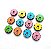 30 Adesivos Pet Donuts - Imagem 1