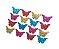 60 Adesivos Pet Borboleta - Imagem 1
