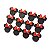 30 Adesivos Pet Minnie Vermelho - Imagem 1
