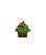 25 Adesivos Pet Cup Cake Verde Halloween - Imagem 1