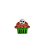 25 Adesivos Pet Cup Cake Caveira Halloween - Imagem 1
