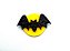 25 Adesivos Pet Morcego Lua Cheia Halloween - Imagem 1