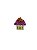 25 Adesivos Pet Cup Cake Roxo Halloween - Imagem 1