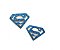 36 Adesivos Pet Superman Azul - Imagem 1