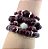 Mix Pulseiras Vinho | Ref: KITPLBR484 - Imagem 1