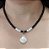 Colar Choker Gargantilha Concha Preto | Ref: CL1176 - Imagem 1