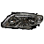 Farol Esquerdo Toyota Corolla 2009 10 2011 Cromado Original - Imagem 1