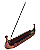 Incensario barco viking canoa - Porta incenso - Imagem 6