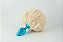 Plug Íntimo 100gr P com Pompom Cor Clara - Imagem 2