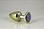 Plug Less G Dourado Com Pedra Cravejada - Imagem 7