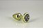 Plug LESS P Dourado com Pedra Cravejada - Imagem 10