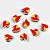 Separadores Emojis Personalizáveis Dourados (pct com 10 unidades) - Imagem 2