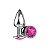 Plug Redondo Anal Metal Cromado - Tamanho P, M e G (00453) - Imagem 11