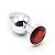 Plug Redondo Anal Metal Cromado - Tamanho P, M e G (00453) - Imagem 26
