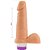 Prótese Maciça com escroto e vibrador 16cm x 3,5cm (00221) - Imagem 1