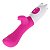 VIBRADOR SILICONE DUPLO MOTOR, 10 NÍVEIS DE VIBRAÇÃO ESTIMULADOR DE CLITÓRIS PONTO G - Imagem 1