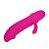VIBRADOR DE SILICONE 15CM COM ESTIMULADOR CLITORIANO CONFORTÁVEL A PILHA - Imagem 1