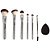 Kit Luxe 6 Pinceis E 1 Esponja Macrilan Ed002 - Imagem 2