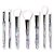 Kit Diamond Com 7 Pinceis Profissionais Macrilan Ed003 - Imagem 2