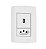 Modulo pluzie usb +tomada 2p+t 20a4x2 - 7290 - Imagem 1