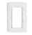 Conj. Placa 4x2 modular branca c/suporte pluzie - 7280 - Imagem 1