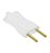 Pino macho nbr 141362 2 pinos branco pluzie - Imagem 1