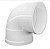 Curva pvc brasil 90° esgoto longa 75mm - Imagem 1