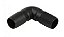 Cotovelo plastilit interno duplo preto 90 x 1'' PACOTE C/10 - Imagem 1