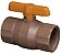 Registro krona de esfera rr marrom 1/2'' - Imagem 1