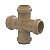 Cruzeta redução fibrada pba dn 75\85 x 50\60 mm je kbo - Imagem 1